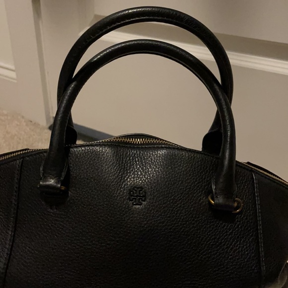 Tory Burch Pebbled Leather Carter Small Satchel - Picture 2 of 8